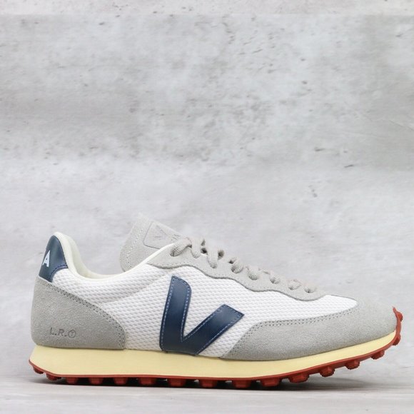 Veja Shoes - Veja Rio Branco Womens Size 10 US Gray Navy Lifestyle Lace Up Sneakers Shoes
